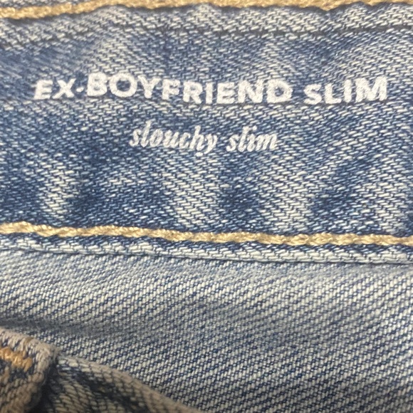 AG Adriano Goldschmied  Slouchy Slim 32R Relaxed Denim Jeans - Light Blue - Picture 3 of 15